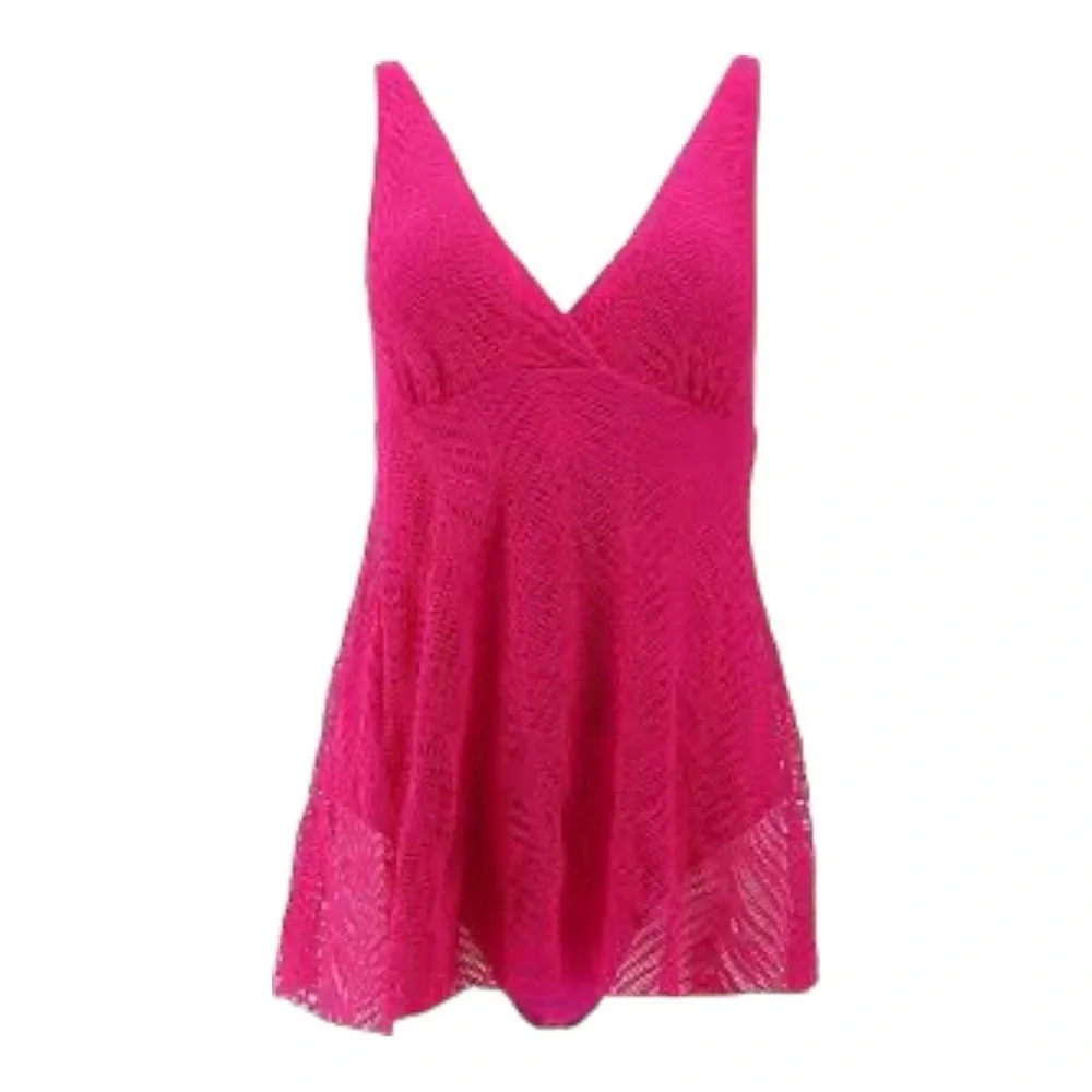 Kim Gravel x Swimsuits For All Crochet Overlay Swim Dress